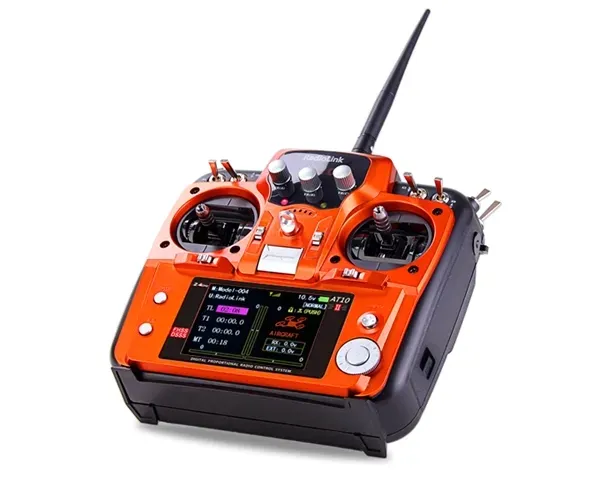 RadioLink Aparatura AT10II 12CH 2.4GHz Mode 2 Telemetria + Odbiornik R12DS