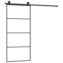 drzwi-przesuwne-90x205-czarne-aluminiowa-rama-szklo-esg