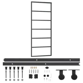 przesuwane-drzwi-szklane-esg-76-x-205-cm-przezroczyste-czarny