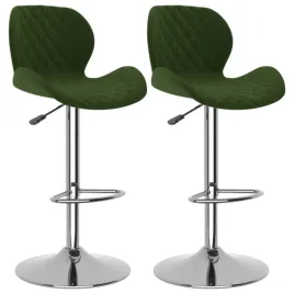 stolek-barowy-velour-dark-green-48x51x-89-111-cm
