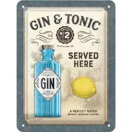 tablica-szyld-gin-and-tonic-served-here-plakat-metal-15x20