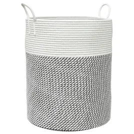 kosz-do-przechowywania-bawelniany-szaro-bialy-38x46-cm