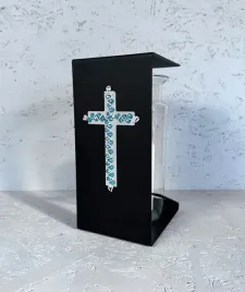 znicz-z-turkusowymi-fasetowanymi-koralikami-wys-28cm