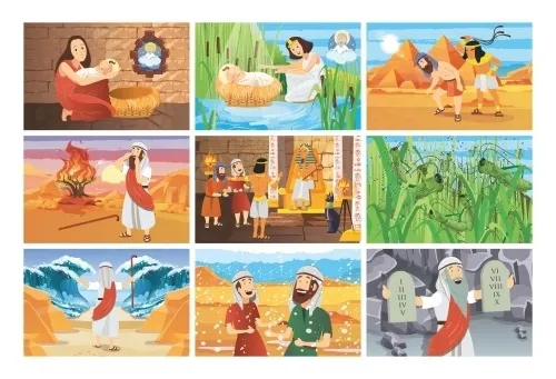 puzzle-mojzesz-kmpl-9-szt-g-stan-nowy