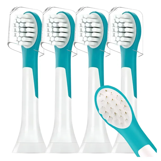 4X KOŃCÓWKI DO PHILIPS SONICARE FOR KIDS ZAMIENNIK MIĘKKIE STERYLNE 4-7 LAT