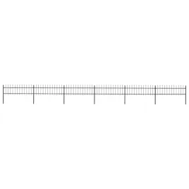 ogrodzenie-stalowe-6-paneli-102m-czarne