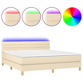 lozko-kontynentalne-z-diodami-led-160x200-kremowo-biale