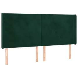 zaglowek-uszak-aksamit-163x16x118-128cm-ciemnozielony