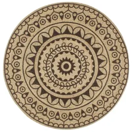 dywan-jutowy-kwiatowa-elegancja-150-cm-naturalny-ciemnobrazowy