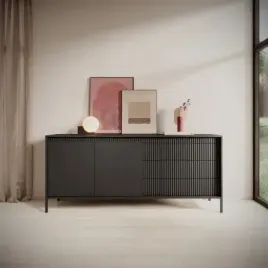 komoda-czarna-senso-180-cm-nozki-ryfle-szuflady-czarny