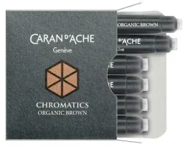 naboje-caran-d-ache-chromatics-organic-brown-pudeleczko-6-szt