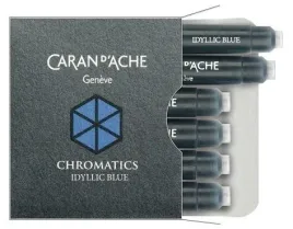 naboje-caran-d-ache-chromatics-idyllic-blue-pudeleczko-6-szt