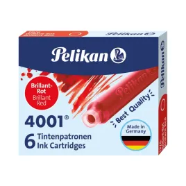 naboje-pelikan-czerwone-krotkie