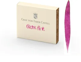 naboje-do-pior-graf-von-faber-castell-rozowe-electric-pink-opak-6-szt