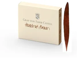 naboje-do-pior-graf-von-faber-castell-hazelnut-brown-brazowe-opak-6szt