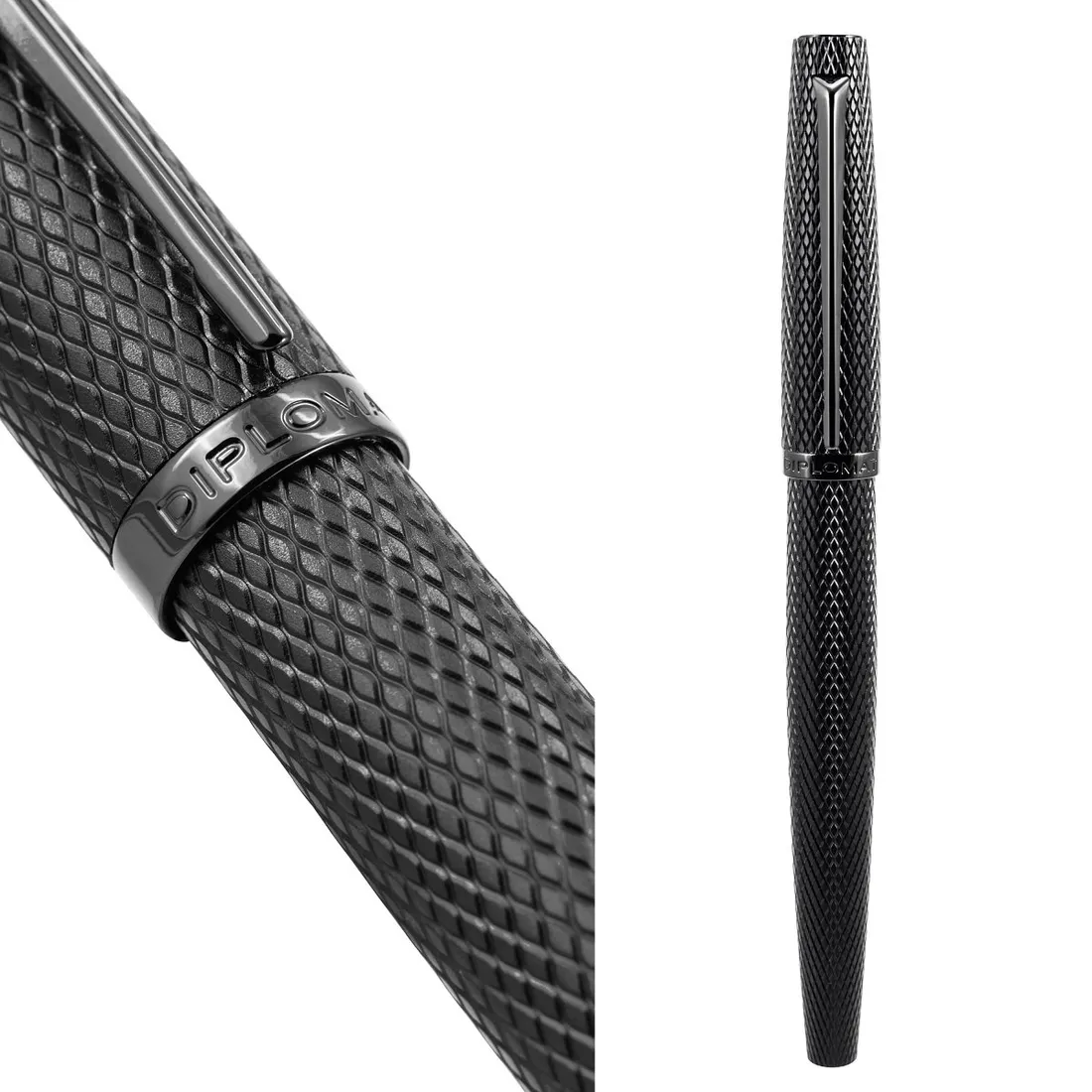 roller-diplomat-viper-guilloche-black