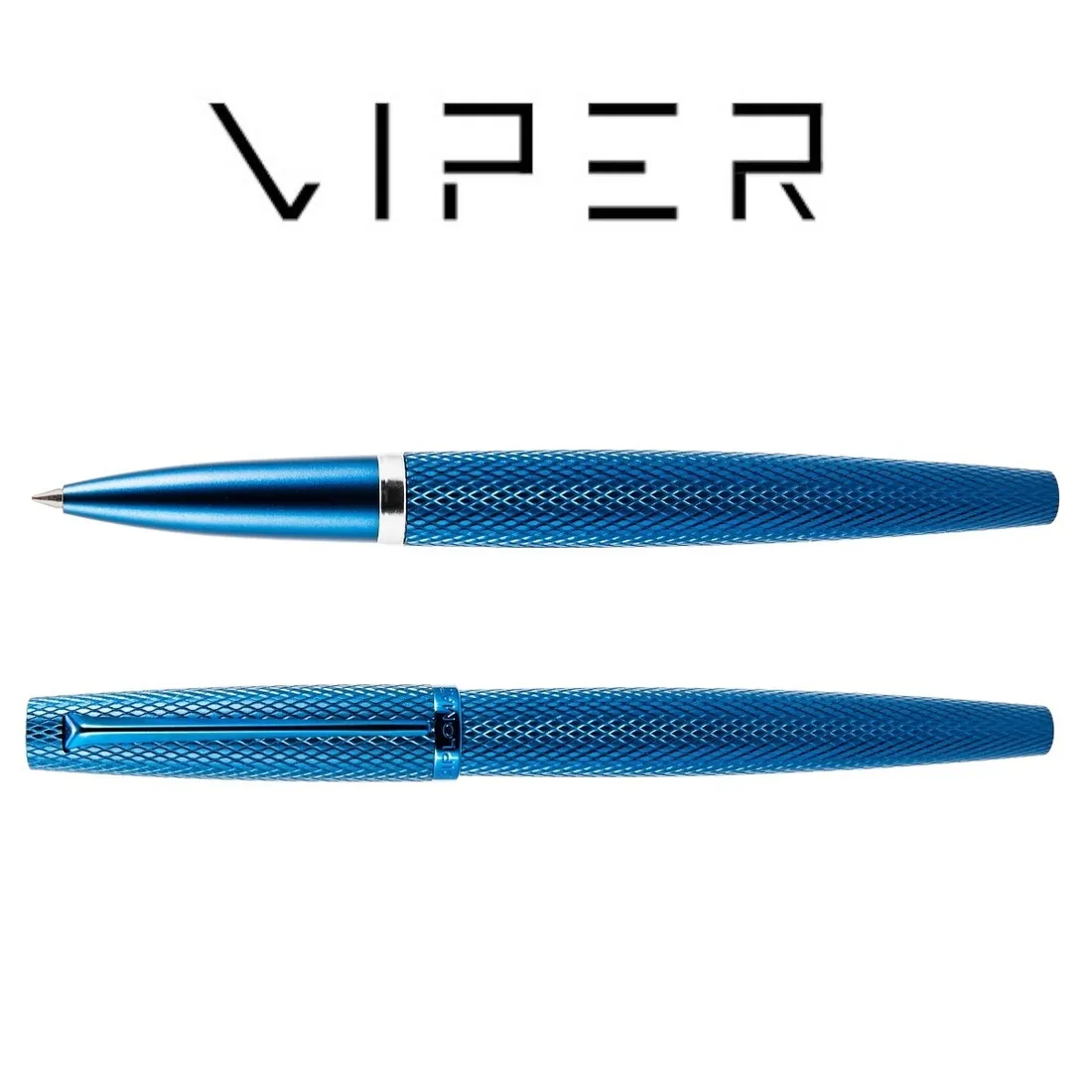 roller-diplomat-viper-guilloche-blue