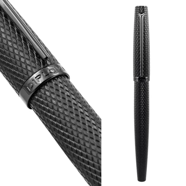 roller-diplomat-viper-guilloche-black-stan-nowy-kolor-tuszu-czarny
