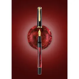 pioro-wieczne-pelikan-m200-marbled-red-prezent-idealny