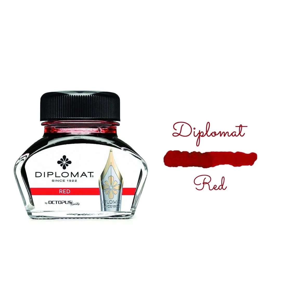 atrament-diplomat-red