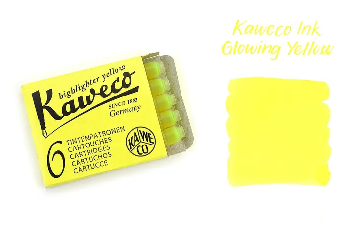 naboje-kaweco-highlighter-yellow-kolor-inny-kolor