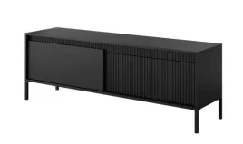 szafka-rtv-czarna-senso-150-cm-ryfle-nozki-szuflady-czarny
