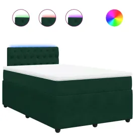 lozko-kontynentalne-z-led-120x190-ciemnozielone