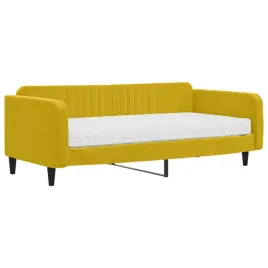 lozko-sofa-aksamitne-zolte-223x110x75-cm