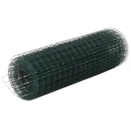 ogrodzenie-z-siatki-stal-i-pvc-10x05-m-zielone
