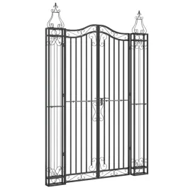 furtka-ogrodowa-z-kutego-zelaza-czarna-121-x-8-x-180-cm