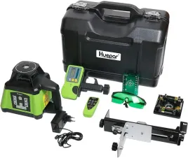 huepar-rl200hvg-zestaw-laserow-rotacyjnych-krzyzowy-samopoziomujacy-360
