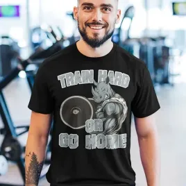 koszulka-na-silownie-train-hard-czarna