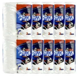 recznik-papierowy-celuloza-2w-puffi-bialy-duo-zestaw-10x2-rolki-chlonny