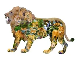 puzzle-drewniane-w-ksztalcie-zwierzat-lew-safari-a3-93-el
