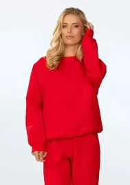 bluza-rehema-czerwony-bawelna-gruba-s-36