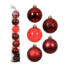 czerwone-bombki-choinkowe-mix-wzorow-plastikowe-ozdoby-choinkowe-6-cm-7szt