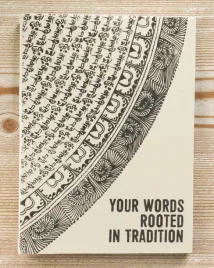 lokta-heritage-script-duzy-notatnik-21-15-cm-45-kartek-your-words-roo