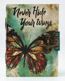 skorzany-notatnik-motyl-inspiracji-never-hide-your-wings-13-18-cm