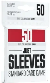 koszulki-na-karty-gamegenic-just-sleeves-66x92-mm-czerwone-50-sztuk