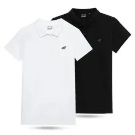 koszulka-damska-4f-polo-t-shirt-polowka-bawelniana-oddychajaca-komplet-2pak