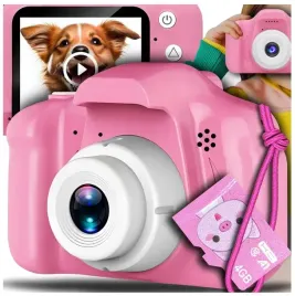 aparat-cyfrowy-dla-dzieci-dziecka-fotograficzny-kamera-rozowy-karta-4gb