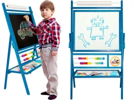 tablica-magnetyczna-kredowa-drewniana-papier-liczydlo-dwustronna-gratis