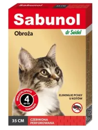 sabunol-obroza-czerwona-przeciw-pchlom-kot-35-cm
