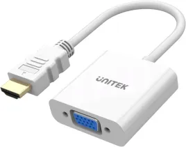 unitek-adapter-hdmi-na-vga-fullhd-60hz-bialy