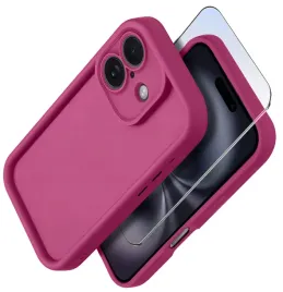 etui-do-iphone-16-plus-silikonowe-matowe-szklo-ochronne-na-ekran-9h