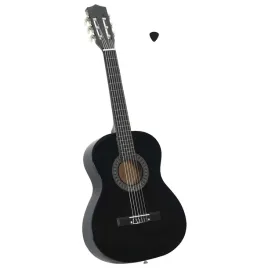 gitara-dziecieca-3-4-czarna-585cm-drewno-lipowe-nylon-twardy-plastik