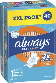 always-ultra-day-podpaski-higieniczne-ze-skrzydelkami-normal-40szt-