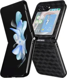 coque-etui-skorzane-do-samsung-galaxy-z-flip-6-z-flip-7-fe-czarne