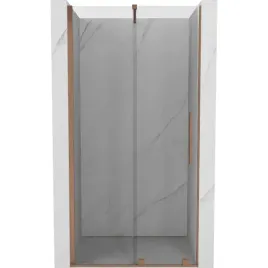 mexen-velar-drzwi-prysznicowe-rozsuwane-120-cm-transparent-miedz
