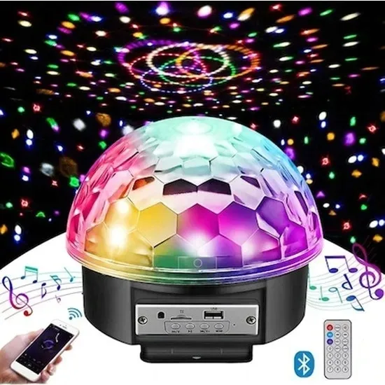 projektor-xxl-kula-disco-pilot-bluetooth-glosnik-stan-nowy-stan-opakowania-oryginalne